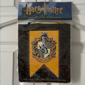Harry Potter Hufflepuff Crest Indoor Banner